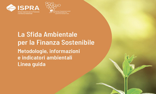 ISPRA, online le linee guida per la finanza sostenibile