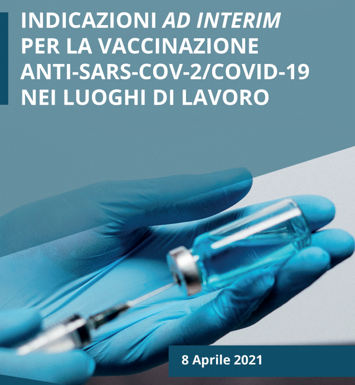 INAIL: pubblicate le indicazioni per la vaccinazione anti-covid nei luoghi di lavoro