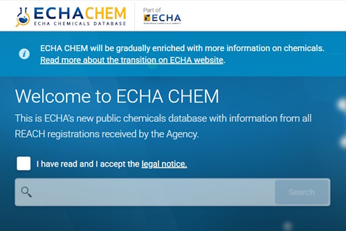 ECHA CHEM: un hub digitale per la sicurezza chimica