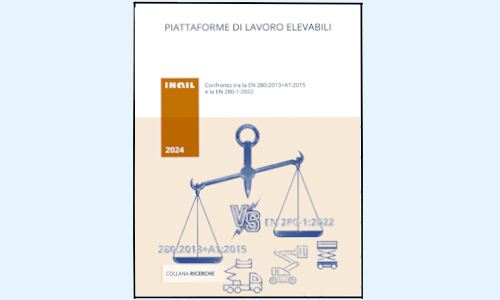 Piattaforme di lavoro elevabili, l'INAIL informa sulla normativa tecnica