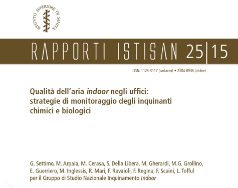 Qualità dell'aria negli uffici, Rapporto ISTISAN 25/15