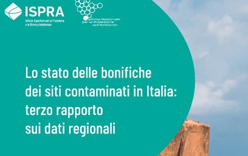 Bonifiche siti regionali, nuovo rapporto ISPRA