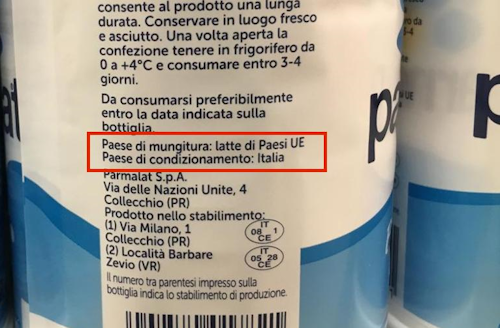 Proroga dei regimi sperimentali dell'indicazione di origine da riportare nell'etichetta degli alimenti